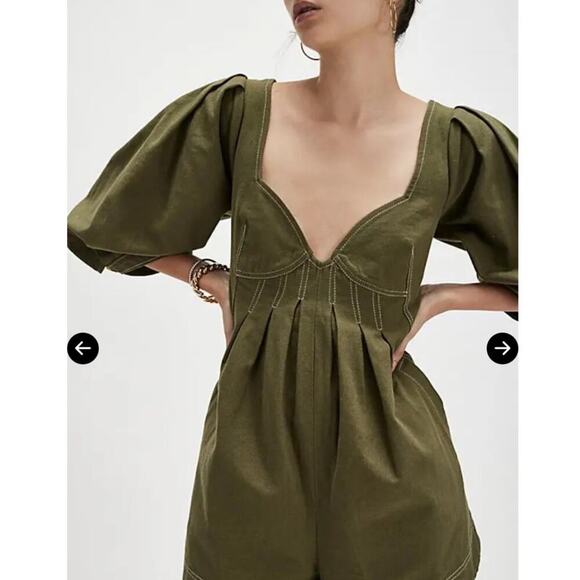 Free People Regret Me Romper Size 0 - Picture 3 of 6